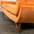 Mid-20th Century MCM Adrian Pearsall Style Gondola Sofa Orange Velveteen Fabric For Sale - Image 11 of 18