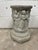 Late 19th C English Concrete Plant Stand With Classic Decorative Figures For Sale - Image 4 of 8