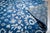 8x10 Blue Traditional Floral Oushak Hand Knotted Wool Carpet Rug For Sale - Image 4 of 6