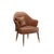 Bhutan Brown Leather Armchair For Sale - Image 4 of 4