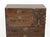 Traditional Korean Brass Mounted Three-Part Elm Tansu Chest For Sale - Image 3 of 11