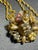 Miriam Haskell 1950s Robert DeMario Hand Fabricated Pendant on Gold Tone Rope Chain. For Sale - Image 4 of 7
