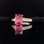 Pink Diamond Rubellite Tourmaline Ring 3 TCW 14k Gold Certified For Sale - Image 8 of 10