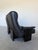 Knoll Vintage 1970’s Otto Zapf for Knoll Attrb Follow Me Black Leather Two Seat Sofa For Sale - Image 4 of 12