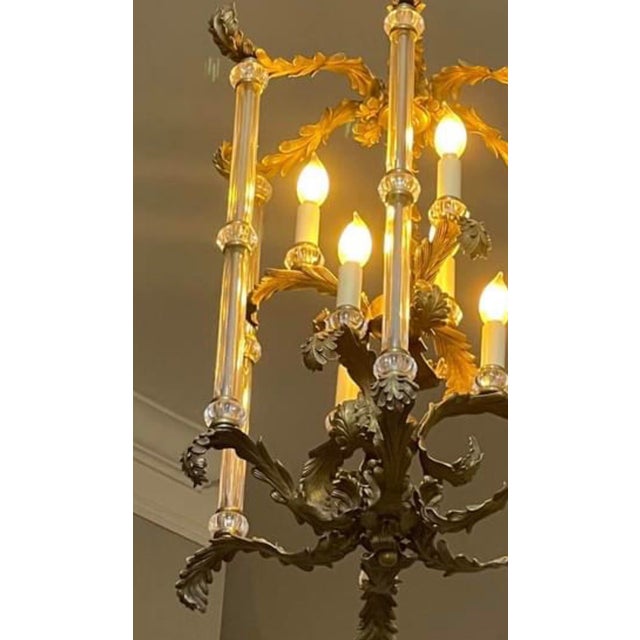 Early 20th Century French Louis XVI Style Foyer Light / Chandelier For Sale - Image 4 of 8