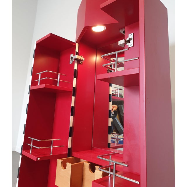 Glass Bathroom Cabinet with Light and Mirror, Switzerland, 1990s For Sale - Image 7 of 14