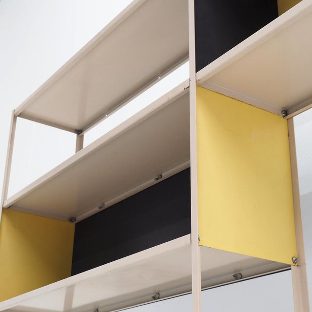 Designed by Friso Kramer in 1953, this modular shelving system was manufactured by Asmeta Holland. It was created for the...