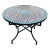 40" Moroccan Mosaic Multi-Color Beldia Zina Table For Sale