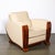 Pair of Art Deco Club Chairs in Palisander & Edelman Cream Leather For Sale - Image 16 of 18