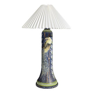 Alingsås Keramik, Large Table Lamp, Stoneware, Sweden, 1960s For Sale