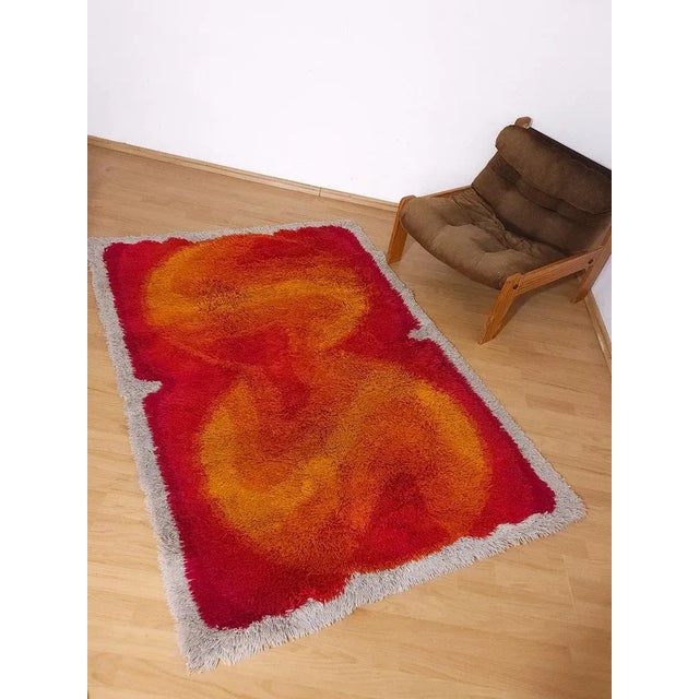 Vintage Rug from Desso, Netherlands, 1970s, in Very Good conditions. Designed 1970 to 1979 This piece has an attribution...
