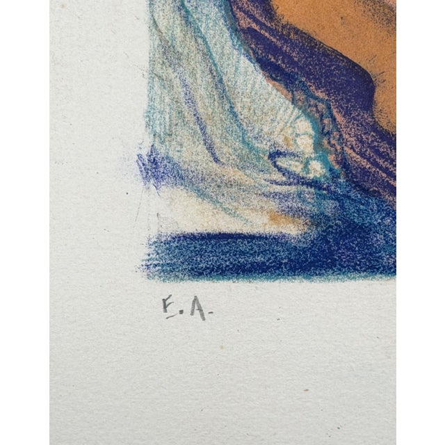 Salvador Dalí 1970s Salvador Dali the Butterfly & the Lips the Lips For Sale - Image 4 of 5