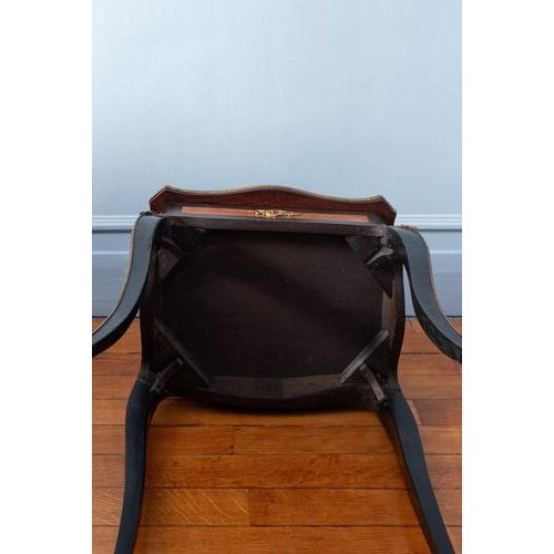 French Dressing Table with Cube Parquetry, 1800s For Sale - Image 13 of 15