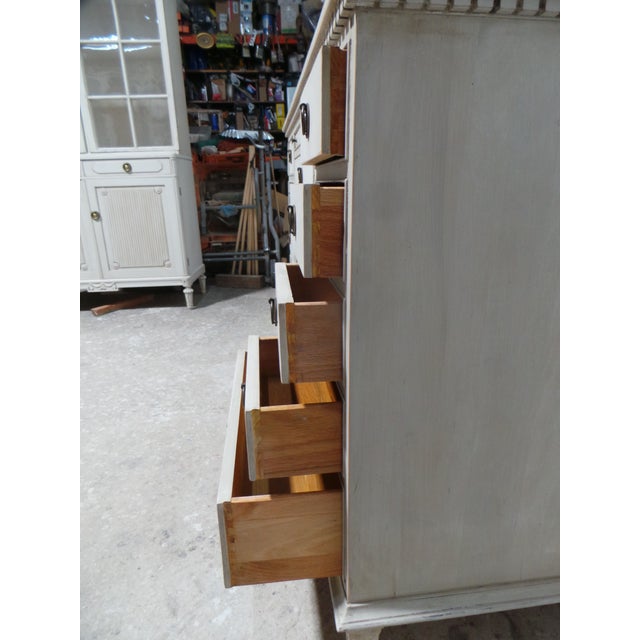 Gustavian Style 17 Drawer Chest For Sale - Image 10 of 13