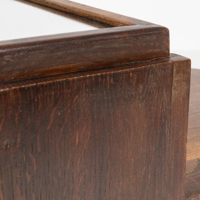 Wood 1940-1949 France Deep Walnut Brown Art Deco Bar Cart For Sale - Image 7 of 10