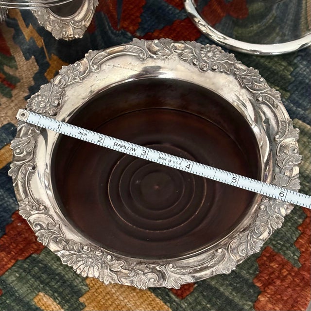 Antique English Coaster SilverPlate Wine Bucket For Sale - Image 10 of 10