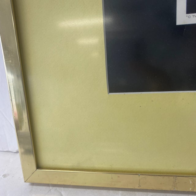 1970s John Luke Eastman Abstract Serigraph, Framed For Sale - Image 9 of 12