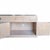 Wood Refinished Mount Airy Bleached Oak Sideboard With Brass Hardware, Mid-Century For Sale - Image 7 of 18