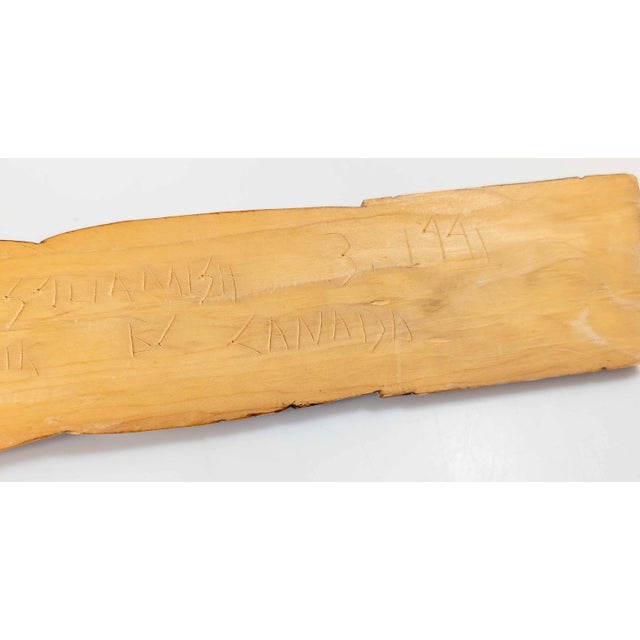 Late 20th Century Northwest Coast Squamish Native American Indian Totem by R Krawchuk For Sale - Image 18 of 18