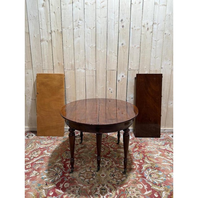 Wood Oval Dining Table For Sale - Image 7 of 12
