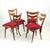 Beautiful set of four Mid-Century Modern dining chairs produced in Czechoslovakia during the 1960s. These elegant vintage...