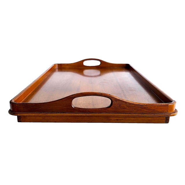 Wood 1970s Teak Wood Folding Bed Tray/Lap Desk For Sale - Image 7 of 10