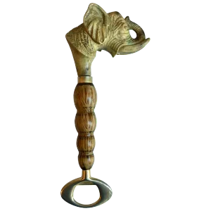 Elephant Brass Bottle Wine Opener