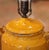 Ceramic 19th Century French Yellow Glazed Confit Pot Table Lamp With Custom Shade For Sale - Image 7 of 9