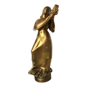 MCM Gilt-Copper Clad Harvest Figure