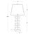 Regina Andrew Bella Glass Flowers Table Lamp, Natural Brass For Sale In Detroit - Image 6 of 7