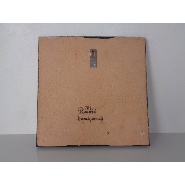 Ceramic 784 Wall Plaque in Ceramic from Ruscha, Germany, 1970s For Sale - Image 7 of 15