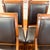 Set of 6 Arhaus Leather Dining Chairs These wood framed dining chairs have espresso leather seats and backs for easy care...