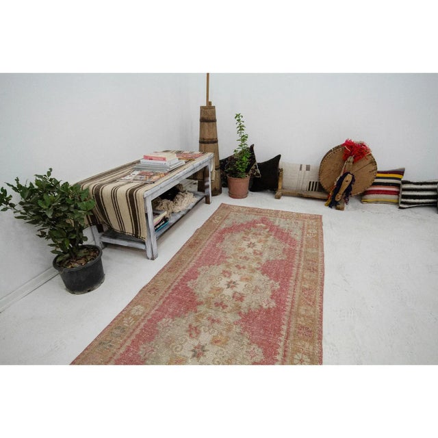 Mid 20th Century Vintage Turkish Runner-3′3″ × 9′2″ For Sale In Los Angeles - Image 6 of 7