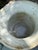 Large Ivory Glazed Terracotta Planter With Flared Rim For Sale - Image 4 of 9