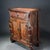 Vintage African Padauk Rosewood Carved "Vases & Flowers" Cabinet With Drawer For Sale - Image 9 of 9