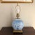 Sky Blue Late 20th Century Wildwood Chinoiserie Floral Table Lamp For Sale - Image 8 of 12