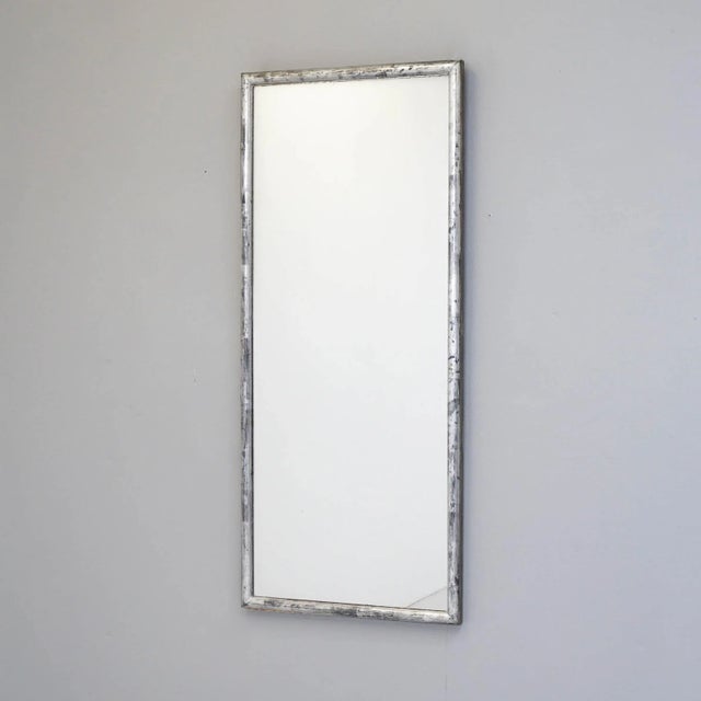 Silver Bistro Mirror, 1890s For Sale - Image 6 of 6