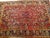 Vintage Persian Heriz Serapi Rug, Hand-Knotted Wool, All-Over Geometric Pattern, Red & Navy, 7x10 For Sale - Image 12 of 14