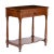 American American Walnut One Drawer Stand With Stretcher Shelf, 1810-20 For Sale - Image 3 of 13
