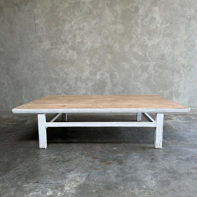 Raw pine coffee table cheap