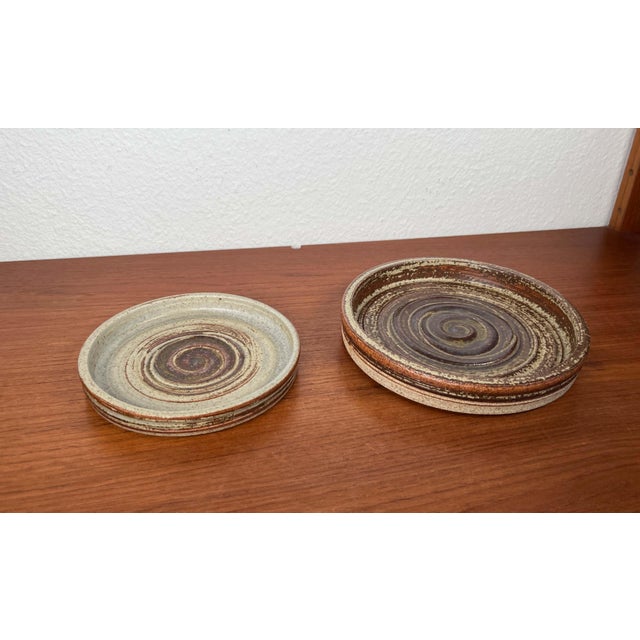 Mid-Century Modern Danish Studio Pottery Bowls by Tue Poulsen for Tue Keramik, 1960s, Set of 2 For Sale - Image 17 of 18