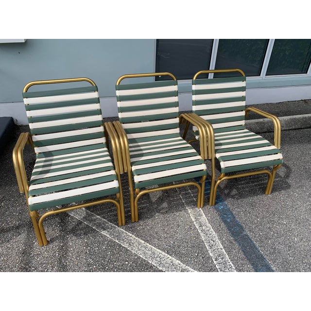 Vintage Trio of Mid Century Poolside Patio Chairs Chairish