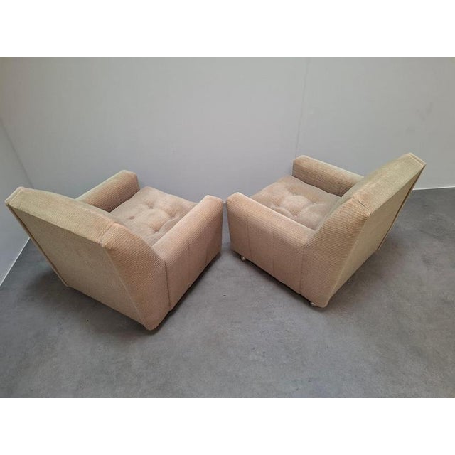 Gold Mid-Century Modern Wiberg Lounge Armchairs by Up Závody Rousínov, 1980, Set of 2 For Sale - Image 8 of 18