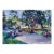 Mid Century Figurative Landscape -- Stroll in the Park by Frances Beatrice Lieberman For Sale