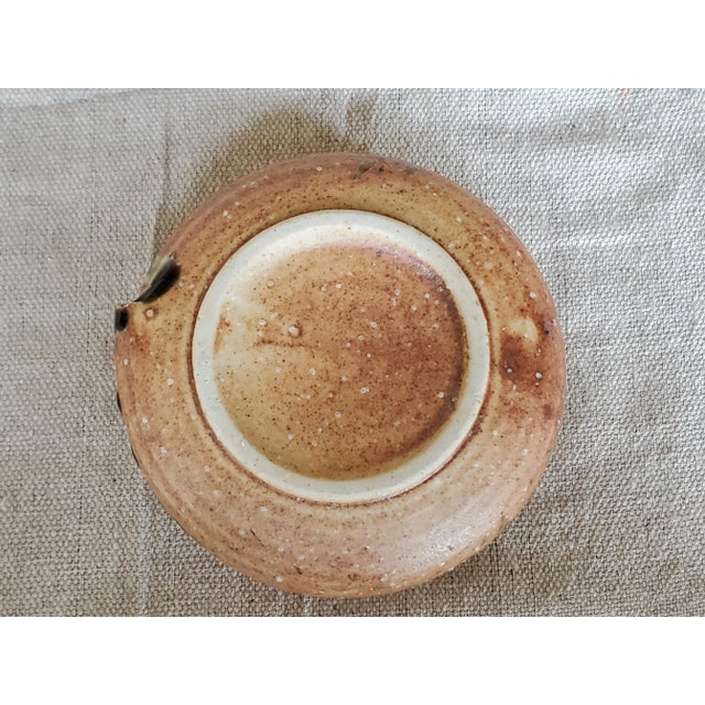 Mid 20th Century Studio Pottery Modern Brown Ceramic Bowl For Sale In Los Angeles - Image 6 of 7