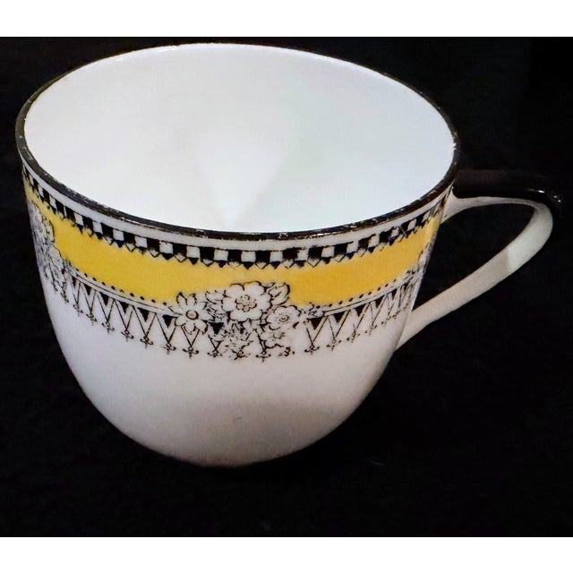 1910s Art Deco Royal Albert Crown China Tea Service - Set of 3 For Sale - Image 11 of 18