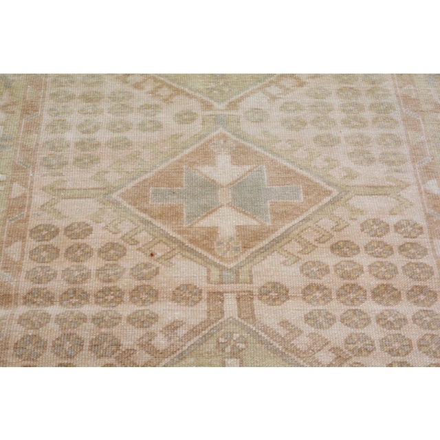 Vintage Turkish Anatolian Hand Knotted Wool Rug, 3'1"x10' For Sale - Image 4 of 4