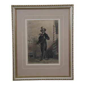 1870s Antique Southern Sketches a Gentleman of Color Black Gentleman Engraving