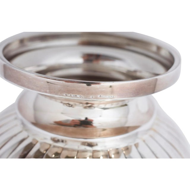 Antique Large Sterling Silver Wine Cooler / Ice Bucket For Sale - Image 10 of 11