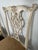Set of 8 Hickory Chair Chippendale Dining Chairs From Mount Vernon Collection Custom Painted in Cream White For Sale In Washington DC - Image 6 of 12